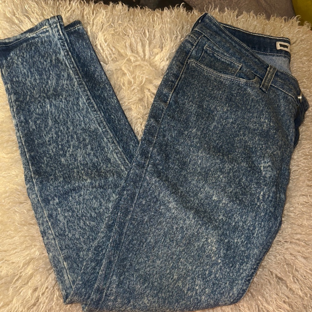 Levi's Stonewashed Blue Straight Leg Jeans